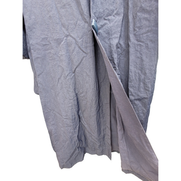 Vintage Michael Mortell Asymmetrical Lined Breakfast Club Irish Rain Trench Coat - Picture 4 of 9